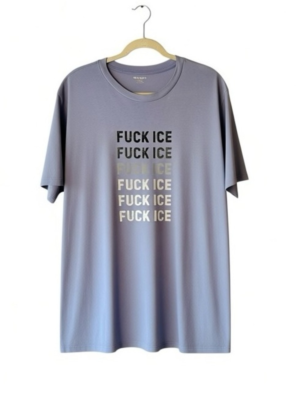 Amazon Essentials Lavender Graphic Short-Sleeve Tee - Repeated Text